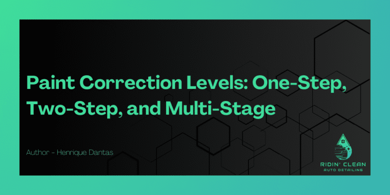 The Different Levels of Paint Correction: One-Step, Two-Step, and Multi-Stage